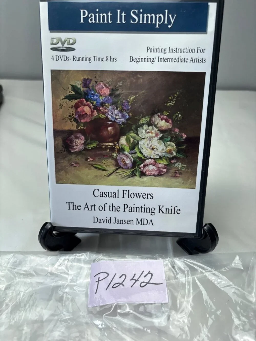 Paint It Simply DVD Set David Jansen Casual Flowers The Art of The Painting 8hrs